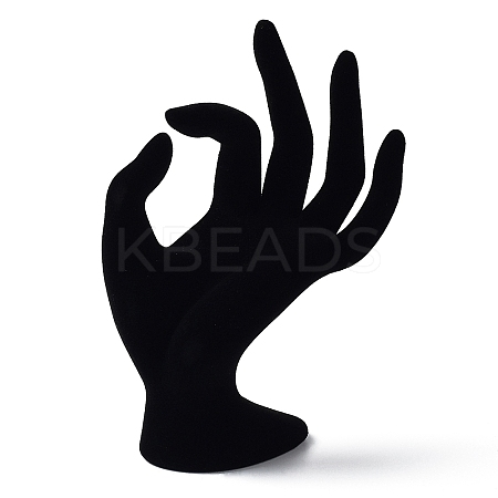 Velvet OK Hand Rings Display Stands LS-ODIS-Q041-03A-1