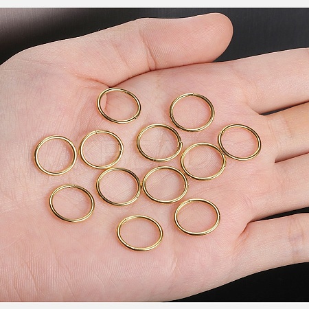 316L Surgical Stainless Steel Hoop Cartilage Earrings WGB51CA-52-1