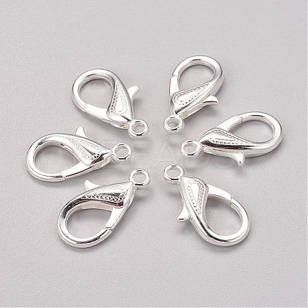Zinc Alloy Lobster Claw Clasps PALLOY-D008-S-1