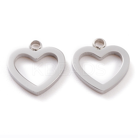 Non-Tarnish 304 Stainless Steel Charms STAS-Y002-04P-1
