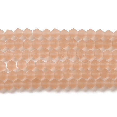 Imitate Austrian Crystal Frosted Glass Beads Strands LS-EGLA-A039-T6mm-MD12-1