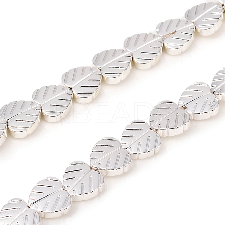Electroplated Non-magnetic Synthetic Hematite Beads Strands G-F682-08-S-1