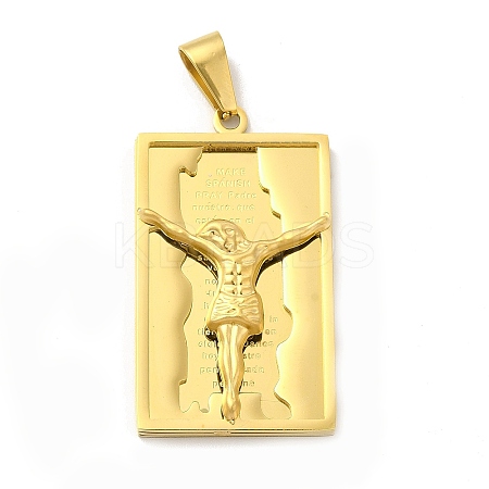 Ion Plating(IP) 304 Stainless Steel Religion Pendants STAS-E184-23G-1