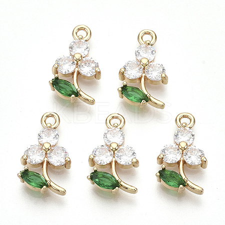 Transparent Glass Pendants GLAA-R212-17B-1