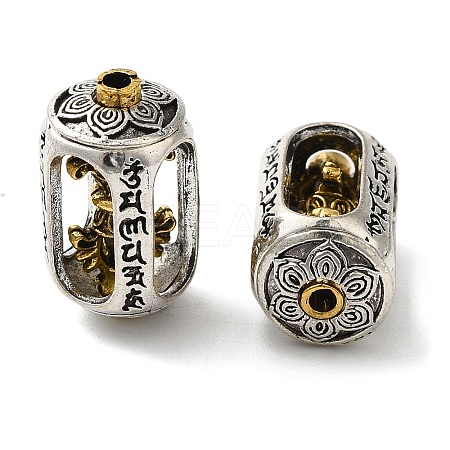 Tibetan Style Alloy Beads FIND-Z059-09AS-1