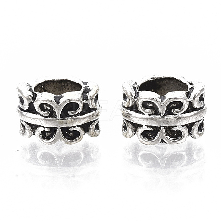 Tibetan Style Alloy Beads TIBE-R317-072AS-LF-1