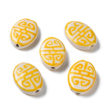 Handmade Porcelain Beads PORC-G011-01A-1