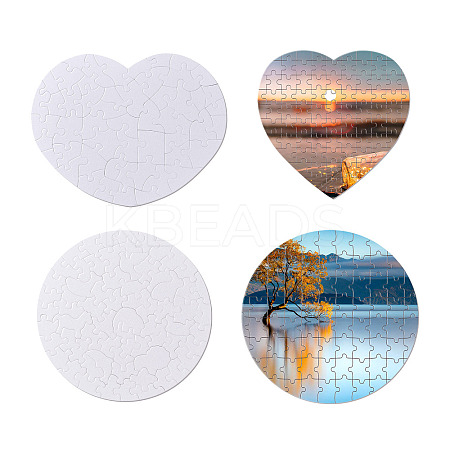 Paper Heat Press Thermal Transfer Crafts Puzzle AJEW-TA0001-20-1