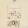 Rectangle Wall-mounted Iron Jewelry Display Rack PW-WG80889-11-1