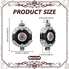 6Pcs Ethnic Style Zinc Alloy with Resin Connector Charms FIND-PH0028-05D-2