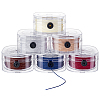 6 Rolls 6 Colors Polyester Threads OCOR-PH0005-89-1
