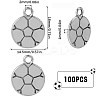 100PCS Tibetan Style Alloy Pendants TIBEP-SC0002-82-2