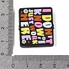 Rectangle Food Grade Eco-Friendly Silicone Focal Beads SIL-C006-01B-3