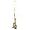 Halloween Witch Jute Cord Tassels Pendant Decorations HJEW-JM04045-4