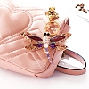 Alloy Rhinestone Keychain PW-WGCC421-01-2