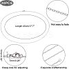 Classic Plain 304 Stainless Steel Mens Womens Cable Chain for Necklace Making STAS-UN0012-66-4
