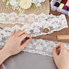 7.5 Yards Milk Fiber Embroidery Flower Lace Trim OCOR-GO0001-19-7