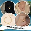 50Pcs Opaque Resin and Natural Mixed Stone Pendants FIND-HY0001-37-5
