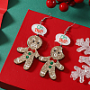 Festive Christmas Acrylic Dangle Earrings for Holiday Season Celebration KD3160-10-1