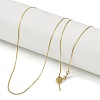 201 Stainless Steel Serpentine Chain Necklaces NJEW-H042-07G-01-1
