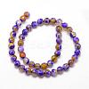 Natural Fire Crackle Agate Bead Strands G-K166-06F-8mm-08-2