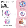 520Pcs Transparent Colours Rainbow Glass Seed Beads GLAA-TA0003-95-4