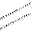 Brass Ball Chain Necklaces NJEW-JN02912-01-2