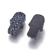 Imitation Druzy Gemstone Resin Beads RESI-L026-A01-2