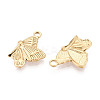 304 Stainless Steel Butterfly Pendants STAS-T069-21G-2