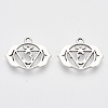 Tibetan Style Alloy Pendants TIBEP-S319-049F-RS-1