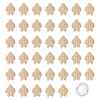  40Pcs Tortoise Handmade Porcelain Beads DIY-SC0015-62B-1