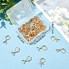 50Pcs 304 Stainless Steel Leverback Earring Findings with Pendant Bails STAS-BBC0001-52G-7