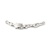 304 Stainless Steel Cabochon Connector Settings STAS-L268-004-3