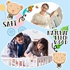 10Pcs 10 Styles Beech Wood Baby Pacifier Holder Clips WOOD-YW0001-94-6