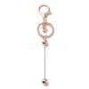 Alloy Bar Beadable Keychain for Jewelry Making DIY Crafts KEYC-A011-01RG-1