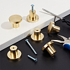 10 Sets Aluminium Alloy Cabinet Hardware FIND-GF0007-67G-4