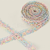 5 Yards Flower Polyester Lace Ribbon OCOR-GF0004-95C-6
