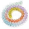 Transparent Painted Glass Beads Strands DGLA-A034-T8mm-A12-5