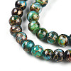 Baking Paint Glass Beads Strands DGLA-N003-4mm-B08-4