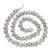 Rack Plating Brass Pave Cubic Zirconia Butterfly Link Necklaces NJEW-A031-03P-01-2