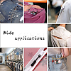 200Pcs 4 Styles Spray Painted Iron Safety Pins AJEW-AR0001-14-4