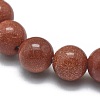 Synthetic Goldstone Beads Stretch Bracelets BJEW-G617-01B-01-3