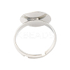 Brass Pad Ring Bases KK-EC022-14mm-N-NR-3