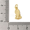 Brass Micro Pave Colorful Cubic Zirconia Glass Pendants X-KK-R162-026E-G-3