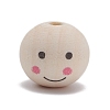 Wood European Beads WOOD-WH0022-03A-1