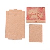 Kraft Paper Boxes and Necklace Jewelry Display Cards LS-CON-L016-B03-2