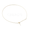 Brass Slider Bracelet/Bolo Necklace Making NJEW-Z011-04G-1