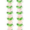 Transparent Glass Beads Strands GLAA-B021-04D-1
