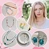 160Pcs 16 Styles Transparent Spray Painted Glass Beads GLAA-GA0002-02-6
