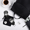 Heart Double-Sided Engraved Stainless Steel Commemorative Decision Maker Coin Set AJEW-GL0002-01I-6